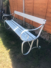 Load image into Gallery viewer, 6ft Victorian Wrought Iron Bench In Need Of TLC