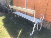 Load image into Gallery viewer, 6ft Victorian Wrought Iron Bench In Need Of TLC