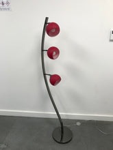 Load image into Gallery viewer, Danalight Cocoon Floor Lamp With Red Glass Shades
