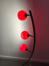 Load image into Gallery viewer, Danalight Cocoon Floor Lamp With Red Glass Shades
