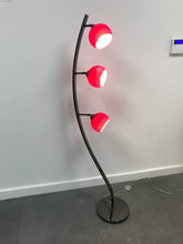 Load image into Gallery viewer, Danalight Cocoon Floor Lamp With Red Glass Shades
