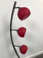 Load image into Gallery viewer, Danalight Cocoon Floor Lamp With Red Glass Shades
