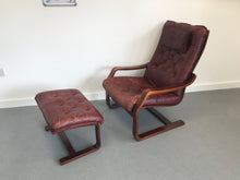 Load image into Gallery viewer, Vintage Bentwood Armchair With Stool
