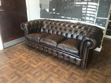 Load image into Gallery viewer, Vintage Chesterfield 3 Seater Sofa
