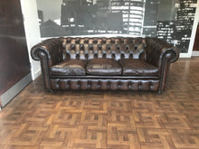 Load image into Gallery viewer, Vintage Chesterfield 3 Seater Sofa
