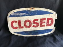 Load image into Gallery viewer, Vintage Enamel Open/Close Sign
