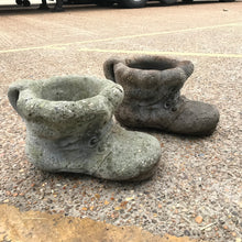 Load image into Gallery viewer, Stone boot shaped garden planters (sold singular)
