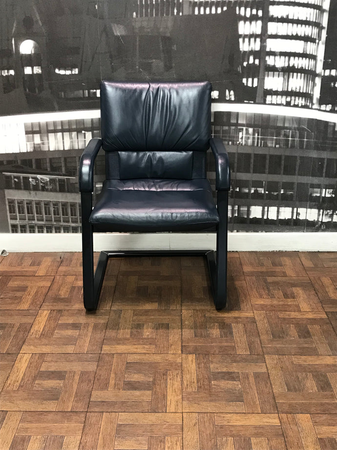 Genuine Mario Bellini Leather Recline Chair