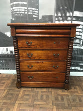 Load image into Gallery viewer, Antique Victorian Mahogany Scotch Chest of Drawers
