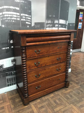 Load image into Gallery viewer, Antique Victorian Mahogany Scotch Chest of Drawers
