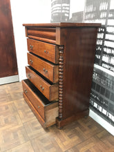 Load image into Gallery viewer, Antique Victorian Mahogany Scotch Chest of Drawers
