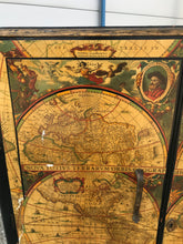 Load image into Gallery viewer, Vintage decoupage Tall Boy Cupboard 188cm X 83.5 X 51cm
