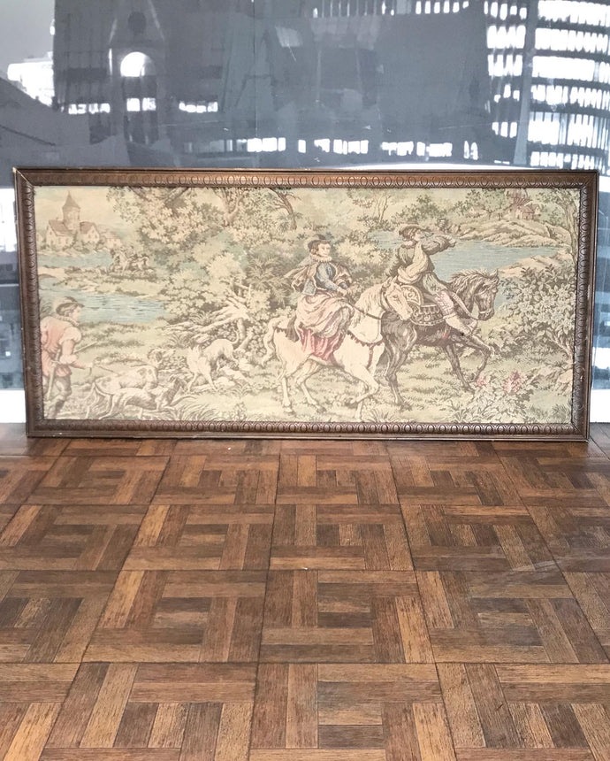 Framed tapestry