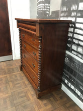 Load image into Gallery viewer, Antique Victorian Mahogany Scotch Chest of Drawers
